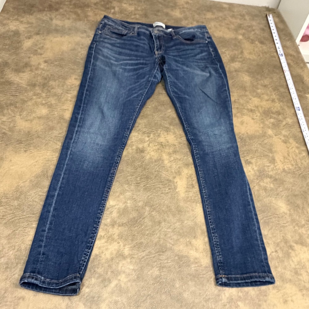 BKE Payton Skinny Jeans Womens 31R Blue Denim Dark Wash Stretch MGW102
